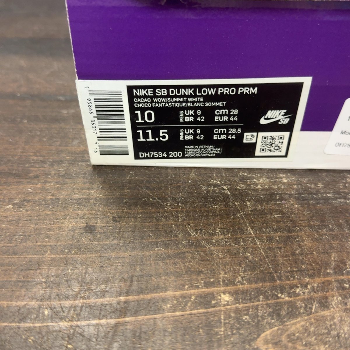 Nike SB Dunk Low Pro Paisley Brown Size 10 (Pre-Owned) - aux