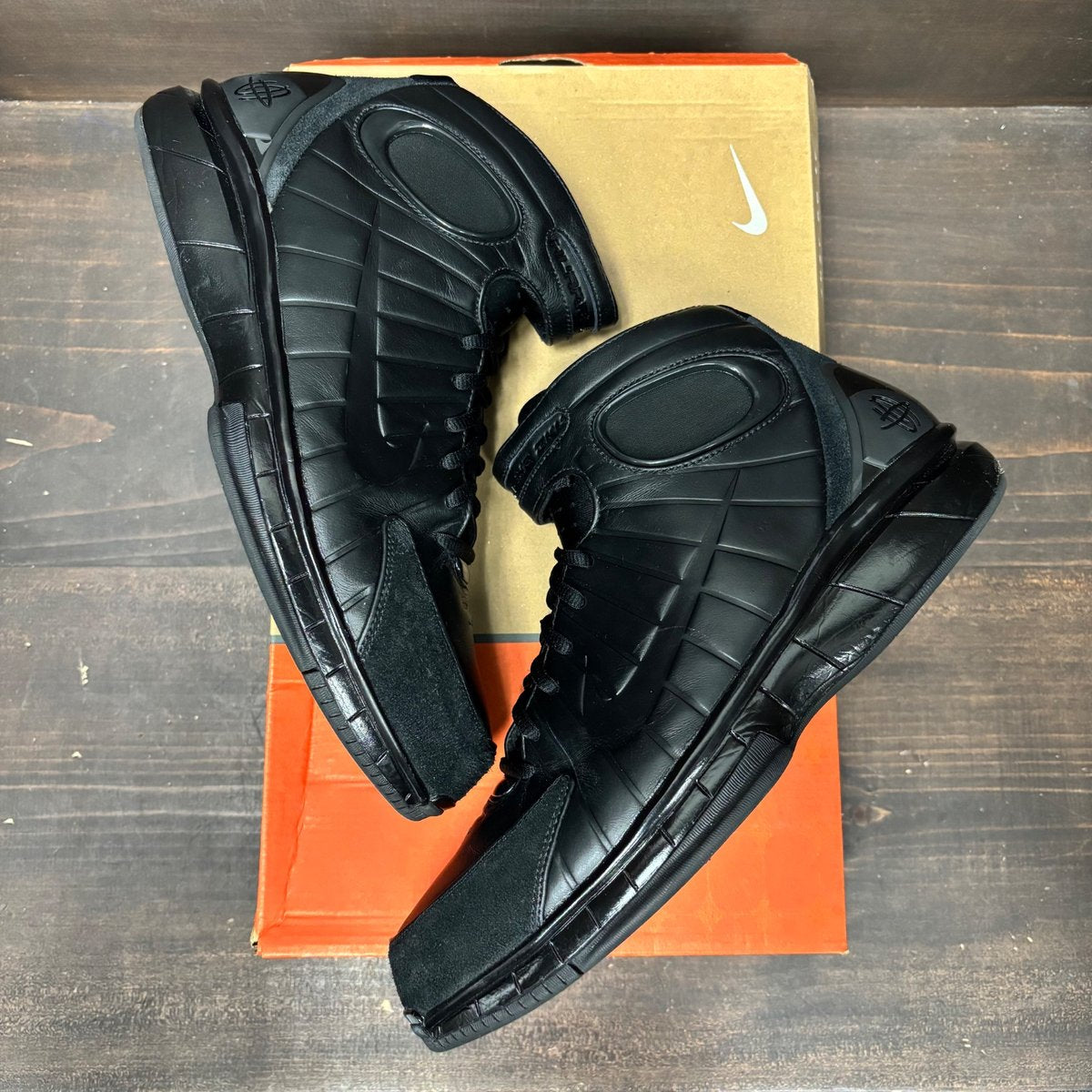 Nike Air Zoom Huarache 2K4 OT Black (2026) Size 12 (Pre-Owned) - back