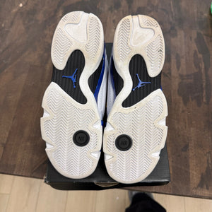 Jordan 14 Retro White Hyper Royal (GS) - Image 5