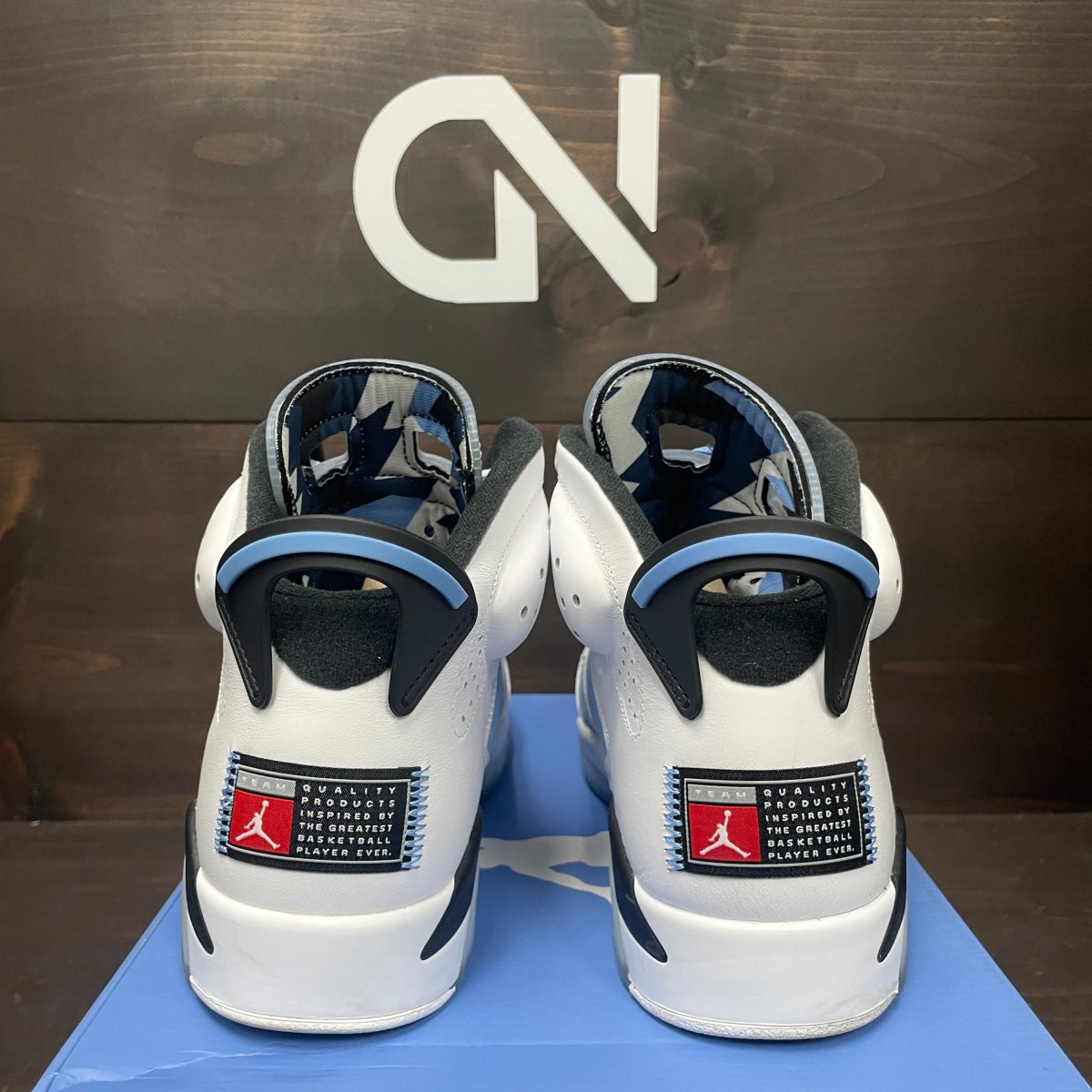 Jordan 6 Retro UNC White - Image 4