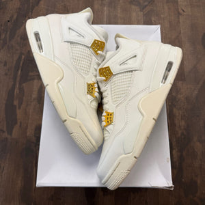 Jordan 4 Retro Metallic Gold (Women's) - Image 1