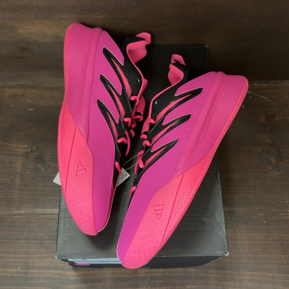 adidas Dame Certified 3 Lucid Fuchsia Core Black Lucid Pink Size 12.5 - Image 2
