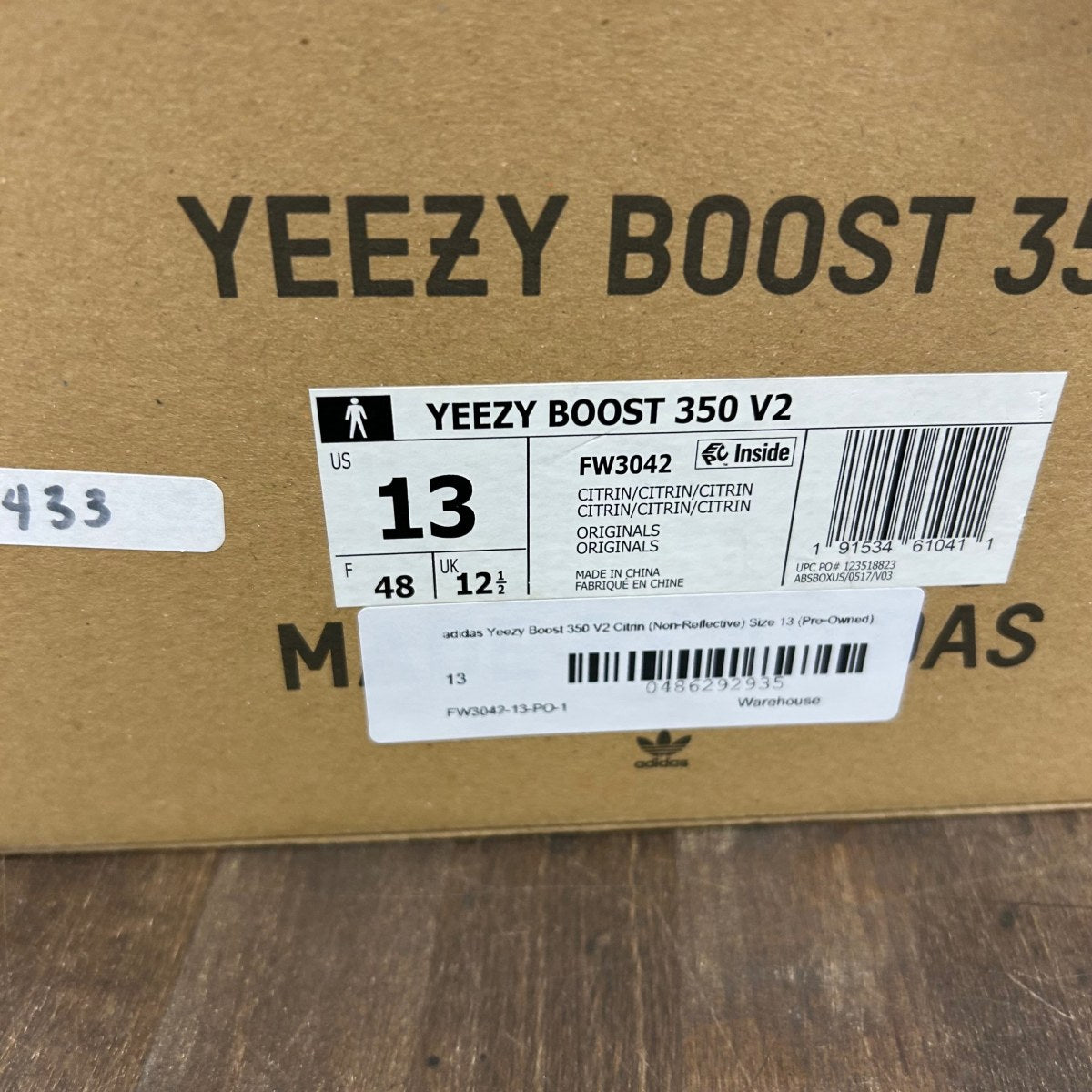 adidas Yeezy Boost 350 V2 Citrin (Non-Reflective) - Image 6