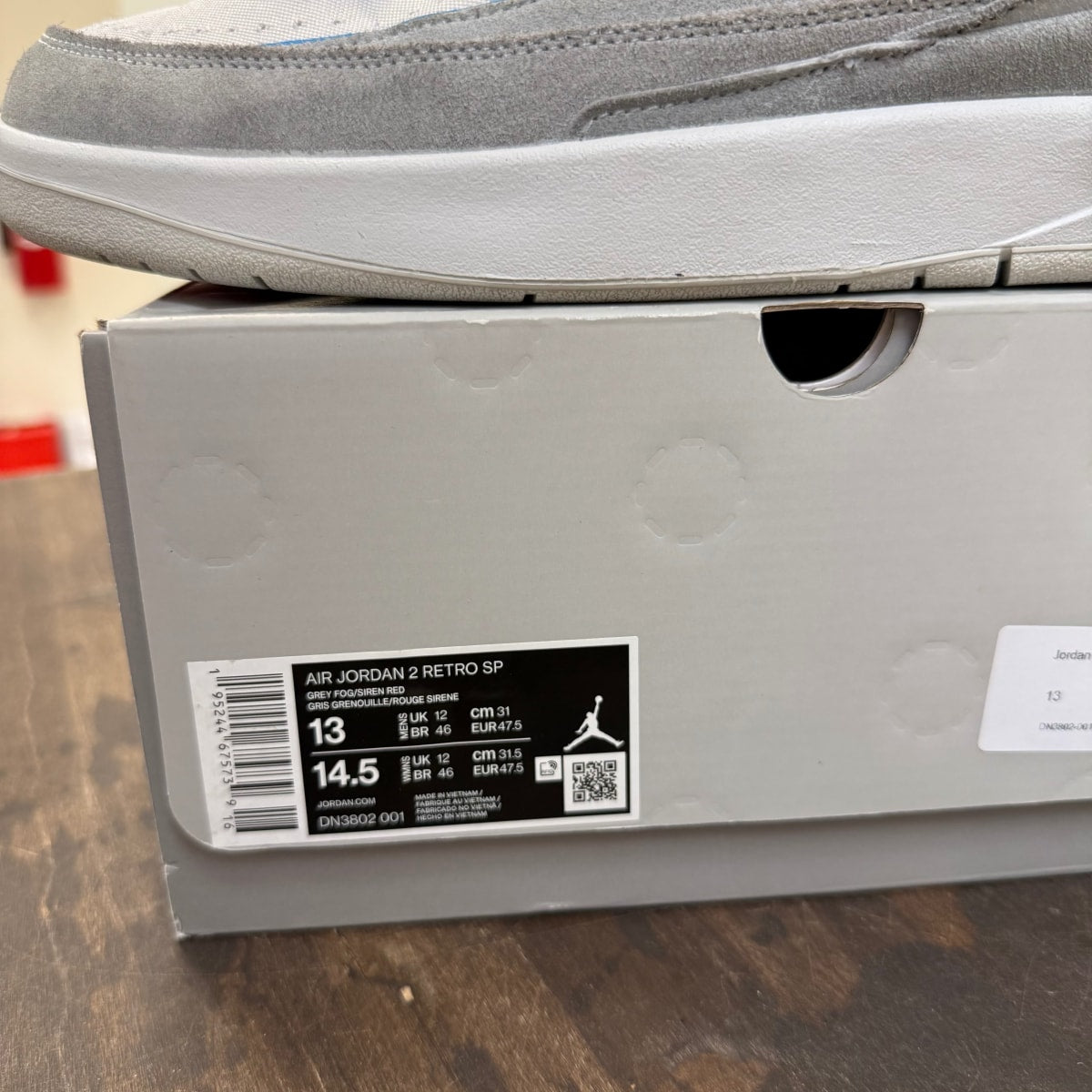 Jordan 2 Retro SP Union Grey Fog - Image 6