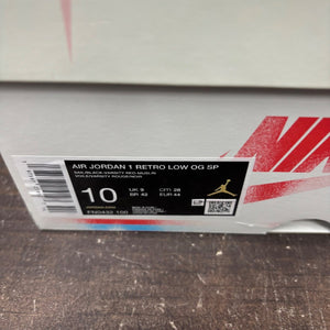Jordan 1 Retro Low OG Trophy Room Rookie Card Away Size 10 (Pre-Owned) - aux