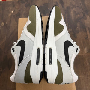 Nike Air Max 1 White Black Medium Olive Size 11 (Pre-Owned) - Image 4