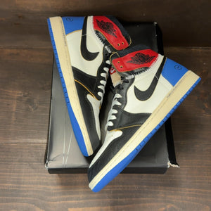Jordan 1 Retro High OG SP Fragment x Union LA Varsity Red Sport Royal - Image 2