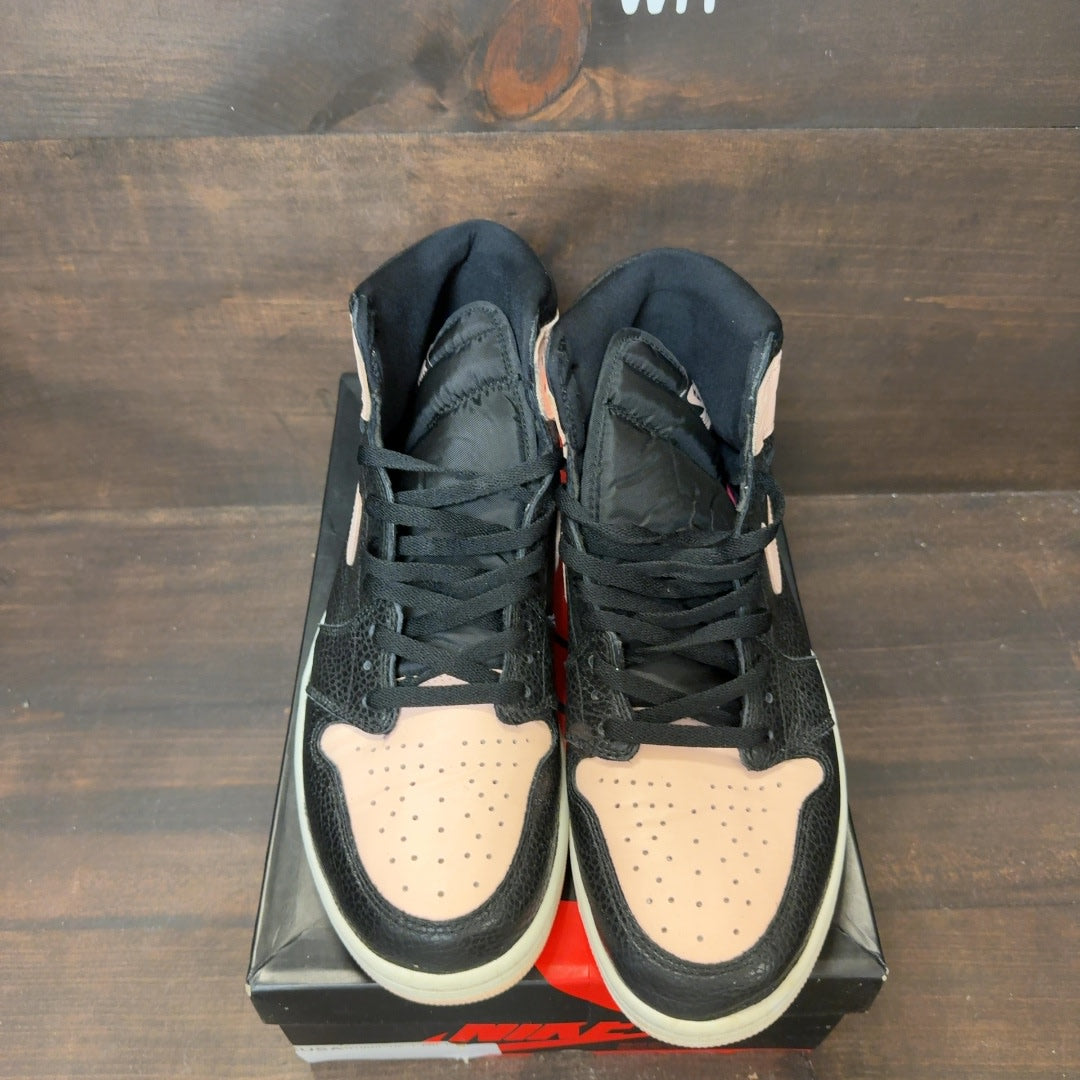 Jordan 1 Retro High Black Crimson Tint Size 12 (Pre-Owned) - Image 3