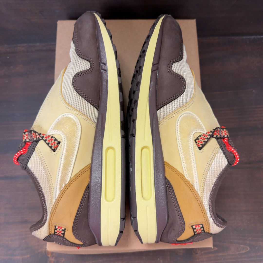 Nike Air Max 1 Travis Scott Cactus Jack Baroque Brown Size 10 (Pre-Owned) - Image 6