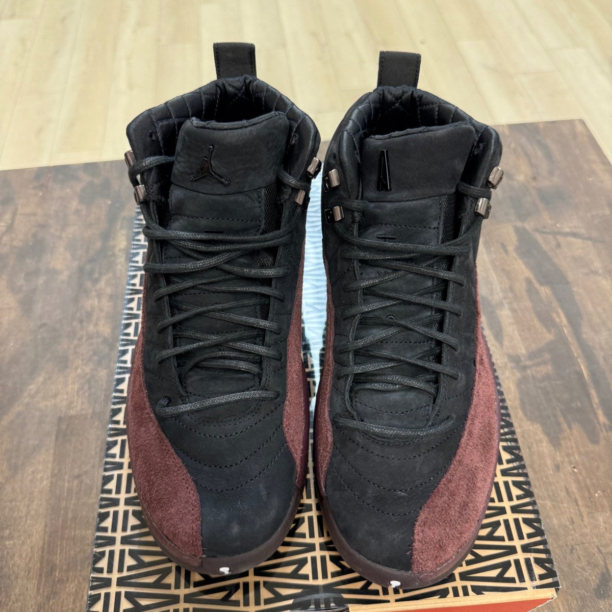 Jordan 12 Retro SP A Ma Maniére Black (Women's) - Image 4