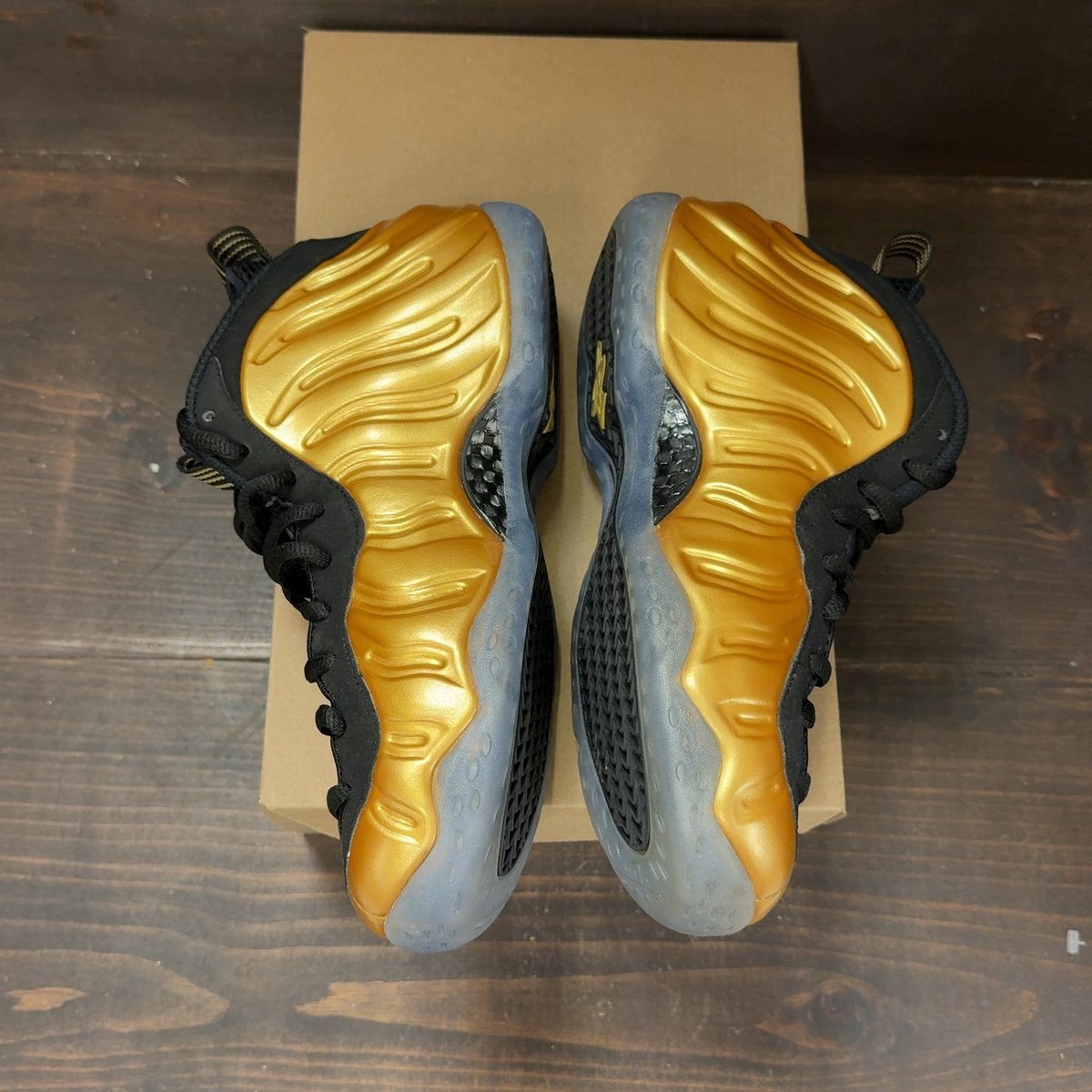 Nike Air Foamposite One Metallic Gold Size 8 (Pre-Owned) - aux