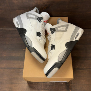 Jordan 4 Retro White Cement (2025) Size 9 (Pre-Owned) - Image 2