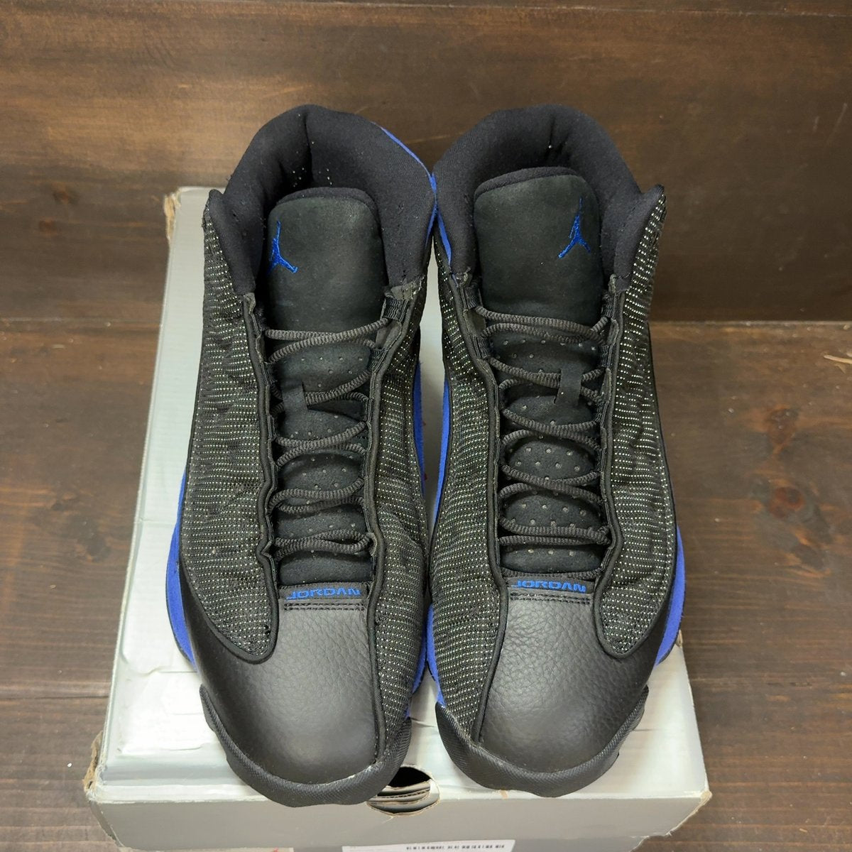 Jordan 13 Retro Black Hyper Royal Size 13 (Pre-Owned) - tag