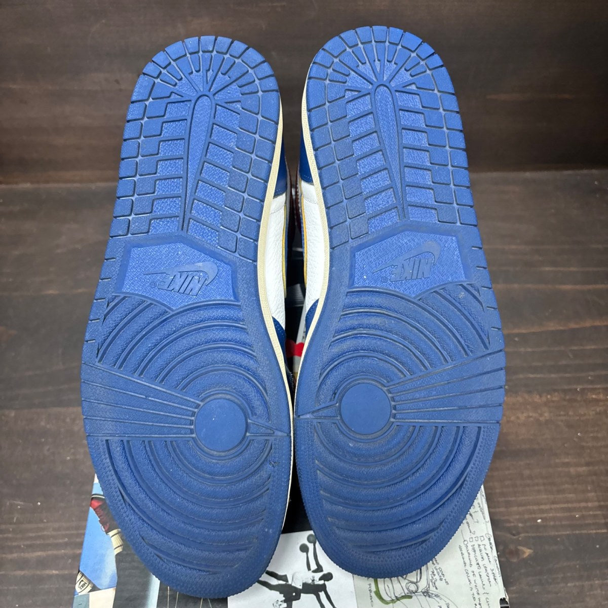 Jordan 1 Retro High Union Los Angeles Storm Blue Size 11 (Pre-Owned) - Image 6