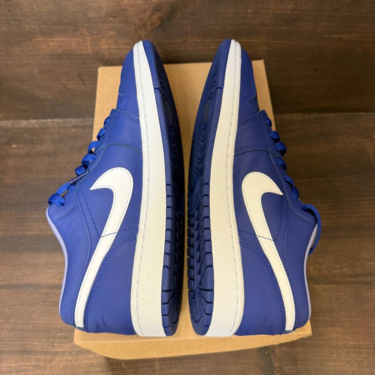 Jordan 1 Low Deep Royal Blue (Women's) Size 12W (Pre-Owned) - Image 5