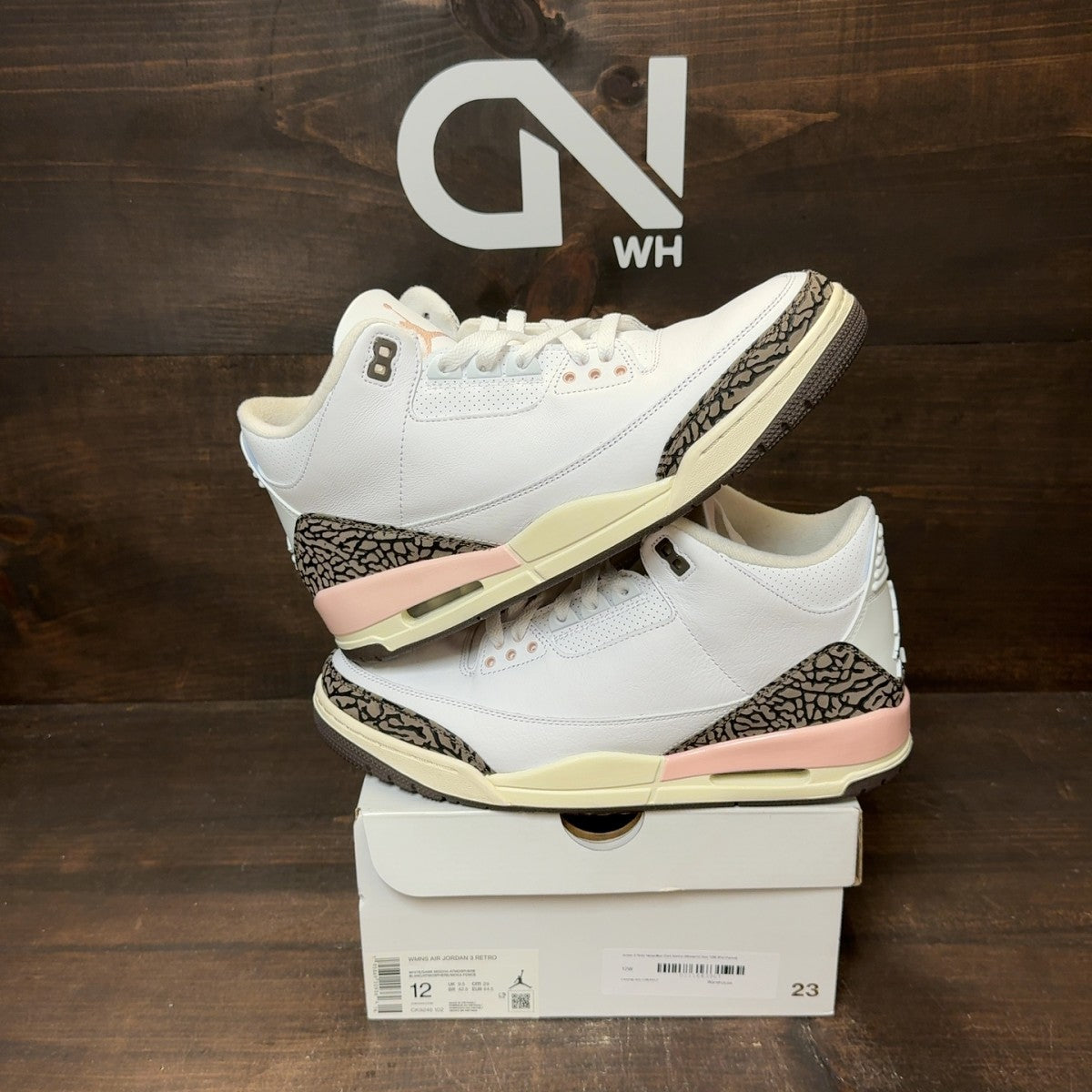 Jordan 3 Retro Neapolitan Dark Mocha (Women's) - Image 1