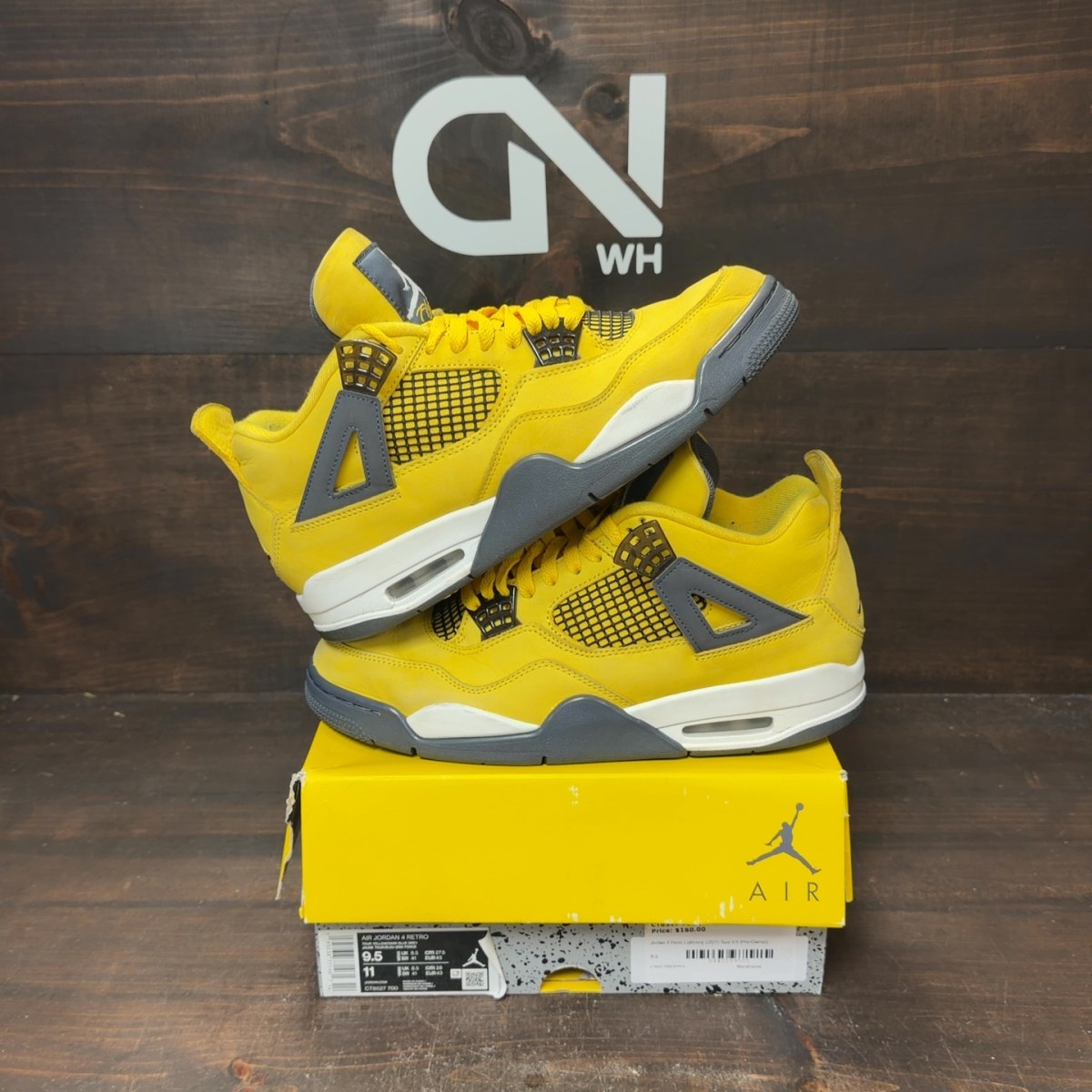 Jordan 4 Retro Lightning (2021) - Image 1