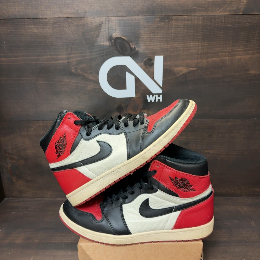 Jordan 1 Retro High Bred Toe Size 11 (Pre-Owned) - Image 1