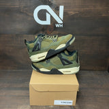 Jordan 4 Retro SE Craft Medium Olive (GS) Size 5.5Y (Pre-Owned) - Image 1