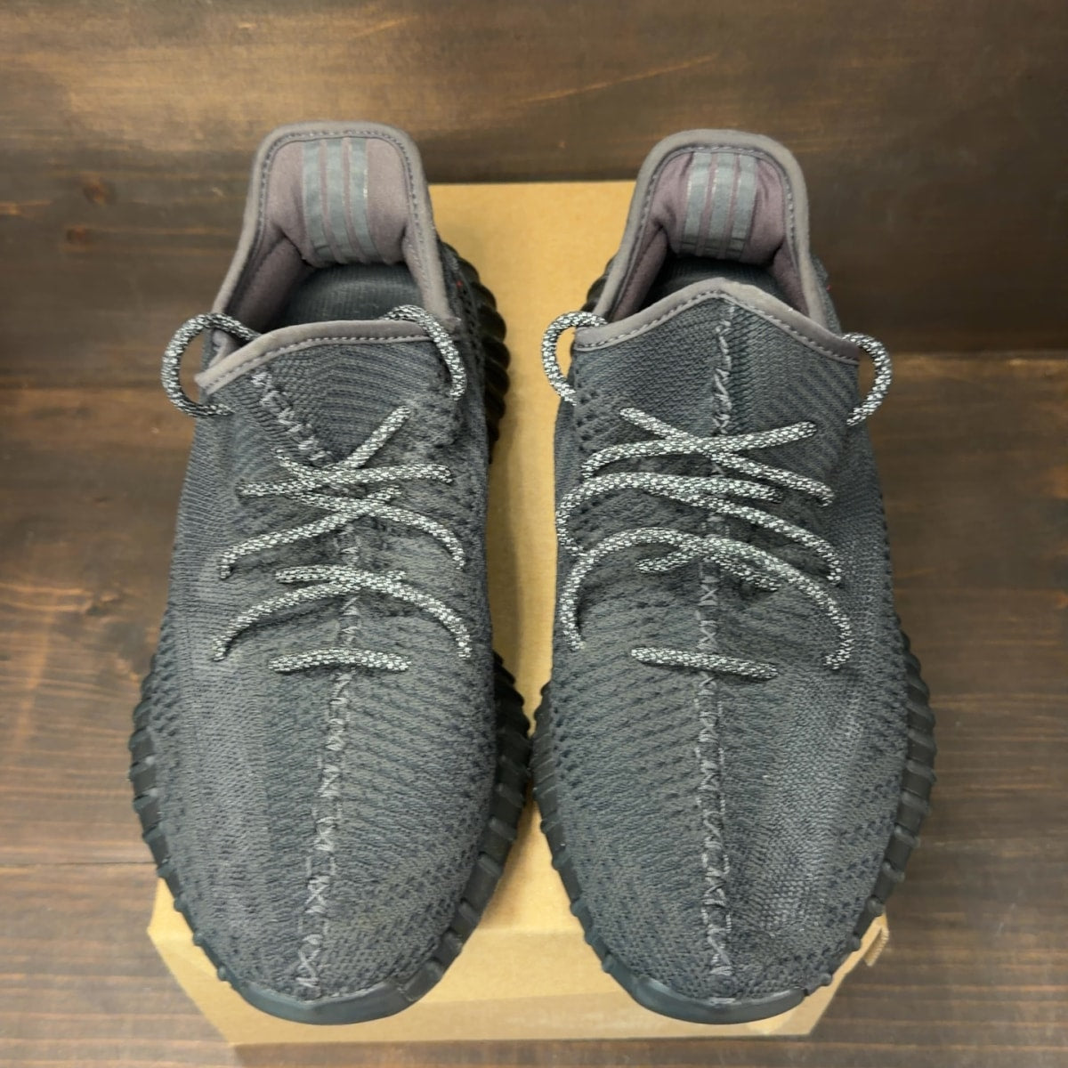 adidas Yeezy Boost 350 V2 Black (Non-Reflective) Size 10.5 (Pre-Owned) - Image 3