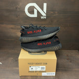 adidas Yeezy Boost 350 V2 Black Red Size 10 (Pre-Owned) - front