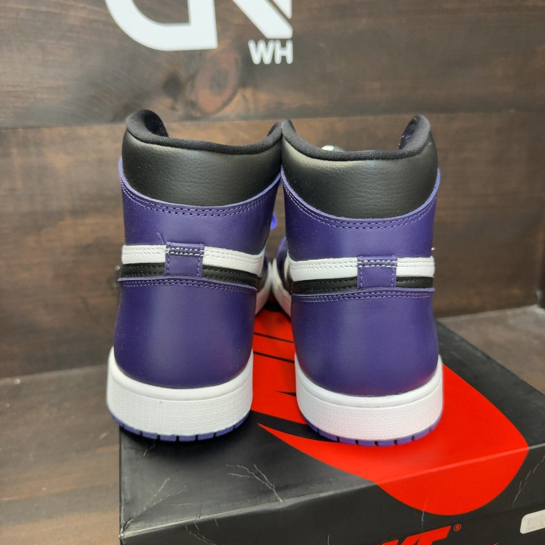 Jordan 1 Retro High Court Purple White Size 10.5 (Pre-Owned) - Image 5