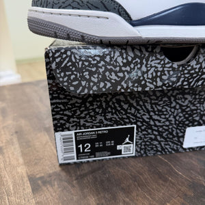 Jordan 3 Retro Midnight Navy Size 12 (Pre-Owned) - Image 6