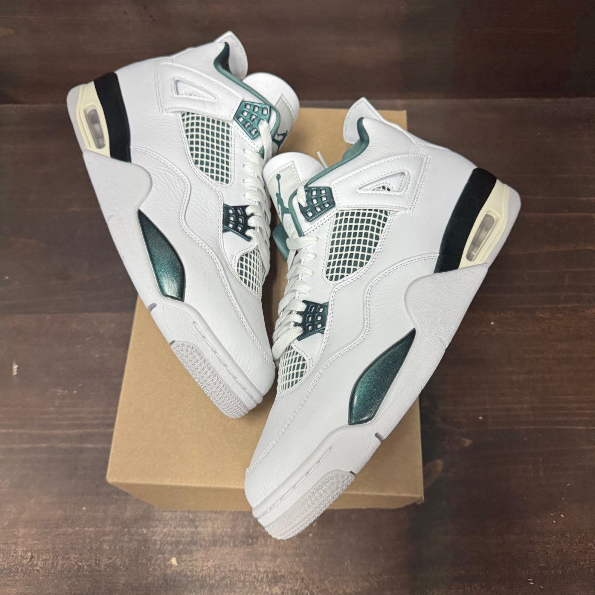 Jordan 4 Retro Oxidized Green Size 12 - Image 2