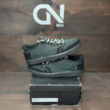 Jordan 1 Retro Low OG SP Travis Scott Black Phantom Size 10 (Pre-Owned) - front