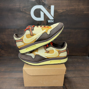Nike Air Max 1 Travis Scott Cactus Jack Baroque Brown Size 10 (Pre-Owned) - Image 1