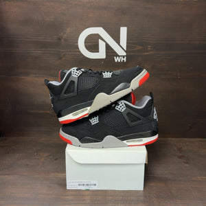 Jordan 4 Retro Bred (2019) Size 10 (Pre-Owned) - Image 1