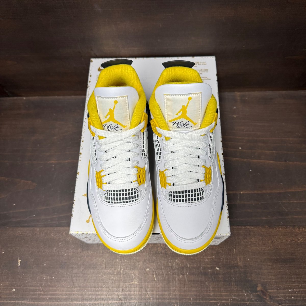 Jordan 4 Retro Vivid Sulfur (Women's) Size 5.5W - back