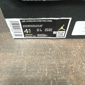 Jordan 6 Retro Cool Grey (GS) - Image 8