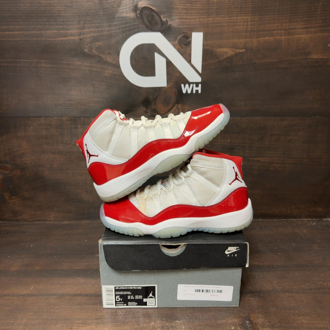Jordan 11 Retro Cherry (2022) (GS) - Image 1