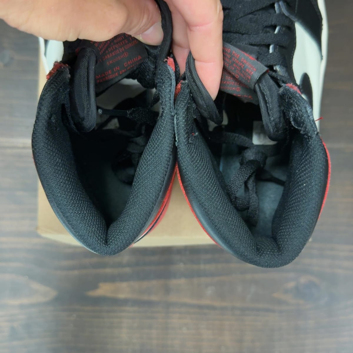 Jordan 1 Retro High Bred Toe Size 8.5 (Pre-Owned) - aux