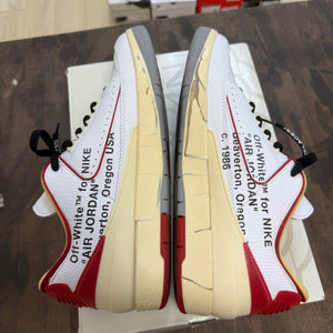 Jordan 2 Retro Low SP Off-White White Red - Image 3