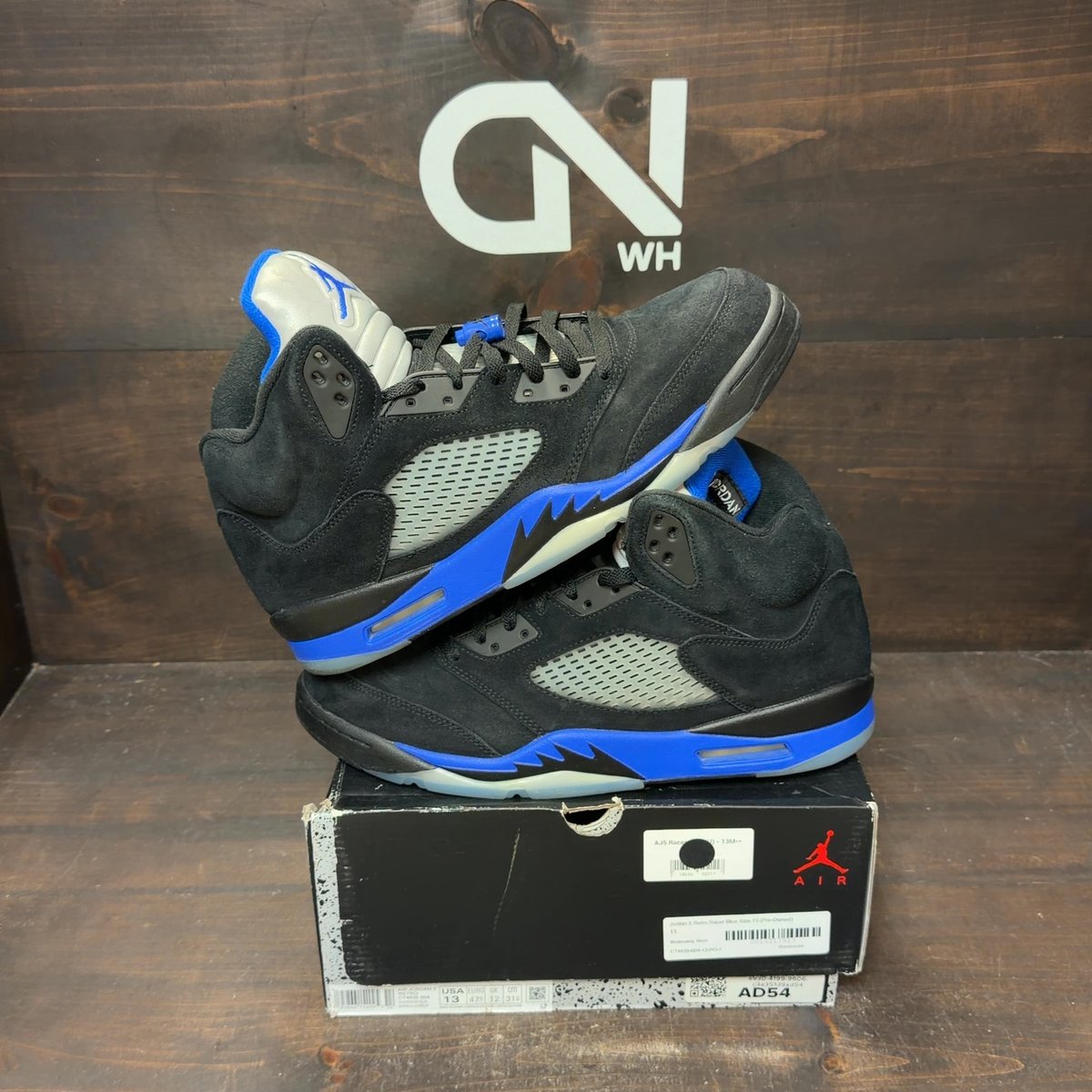 Jordan 5 Retro Racer Blue Size 13 (Pre-Owned) - front
