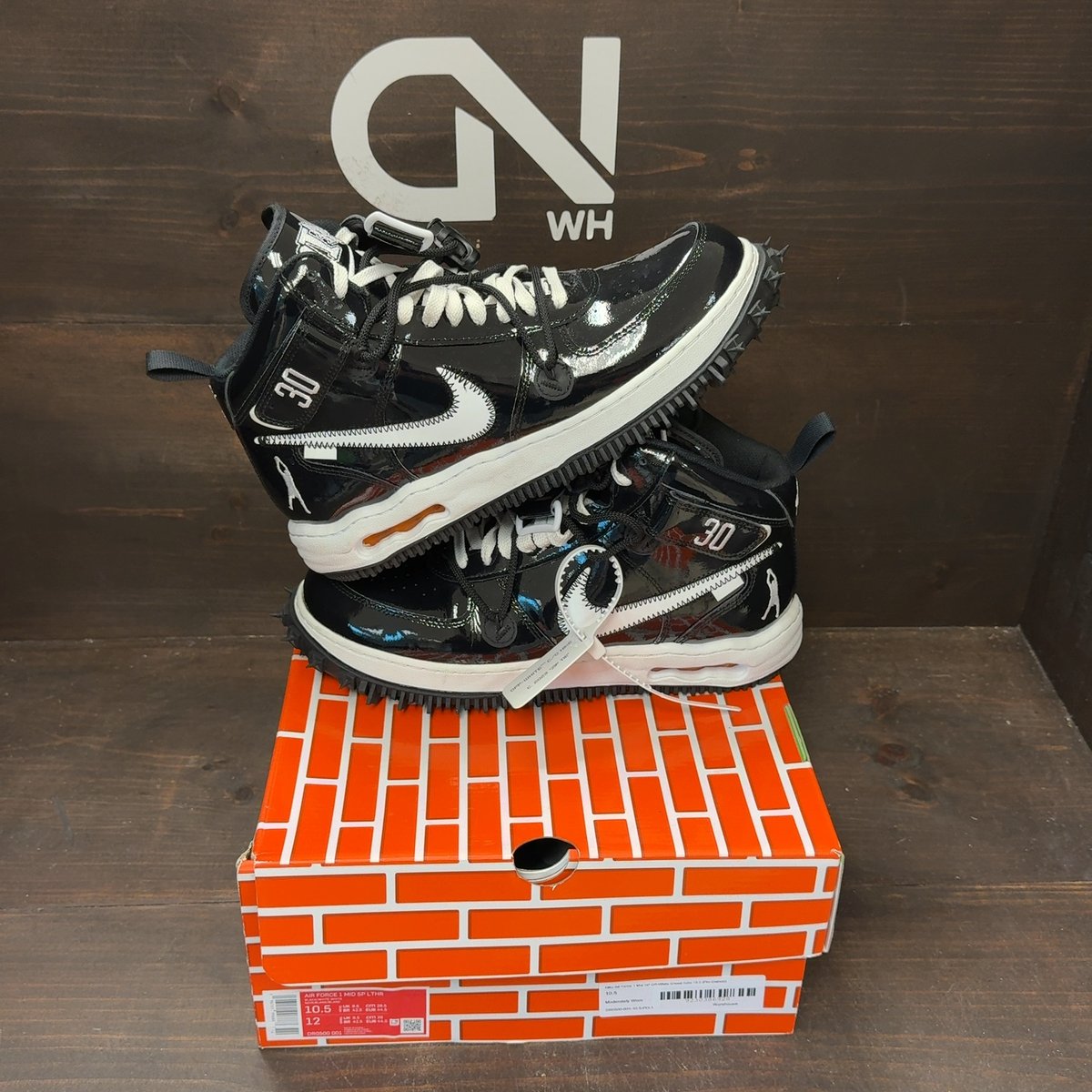 Nike Air Force 1 Mid SP Off-White Sheed Size 10.5 (Pre-Owned) - front
