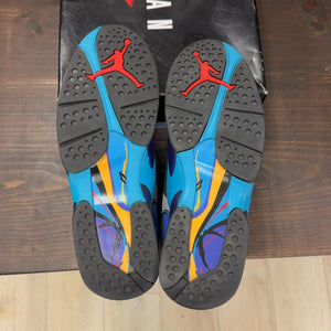 Jordan 8 Retro Aqua (2025) Size 10 (Pre-Owned) - aux