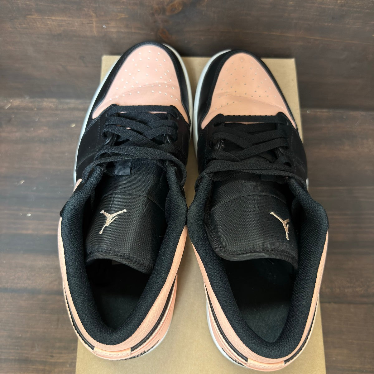 Jordan 1 Retro High Black Crimson Tint Size 12 (Pre-Owned) - Image 5