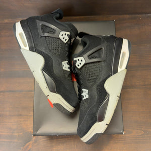 Jordan 4 Retro Black Canvas (GS) - Image 2
