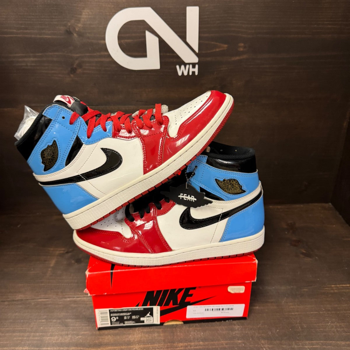Jordan 1 Retro High Fearless UNC Chicago - Image 1