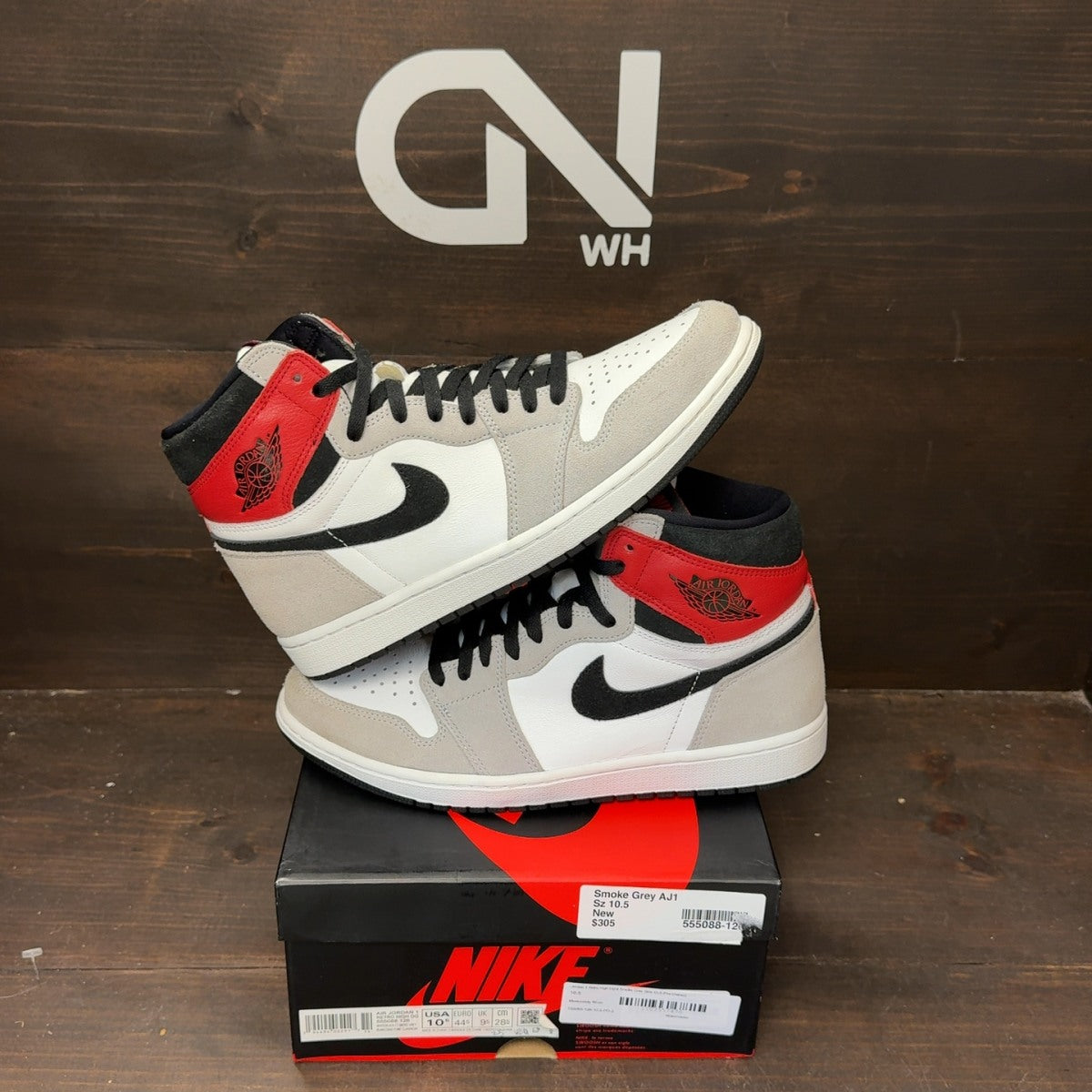 Jordan 1 Retro High Light Smoke Grey - Image 1
