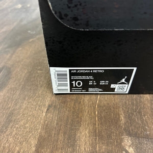 Jordan 4 Retro Red Cement Size 10 (Pre-Owned)