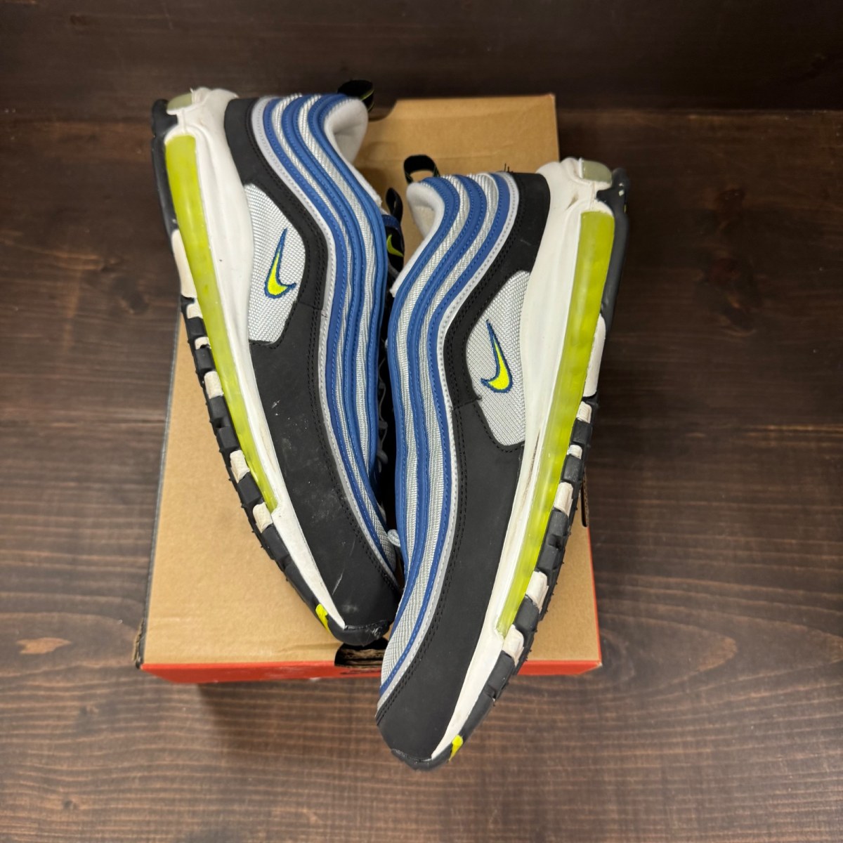 Nike Air Max 97 OG Atlantic Blue Voltage Yellow - Image 2
