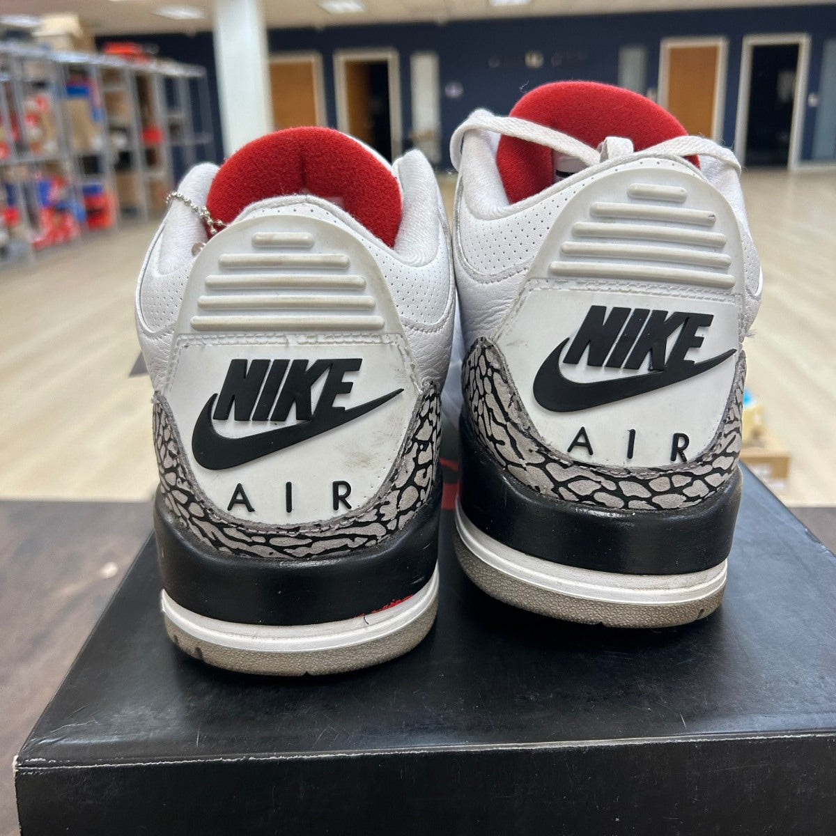 Jordan Hall Of Jordan 3 Retro (US 12) (USED) (Customized) Size 12 (Pre-Owned) - Image 4
