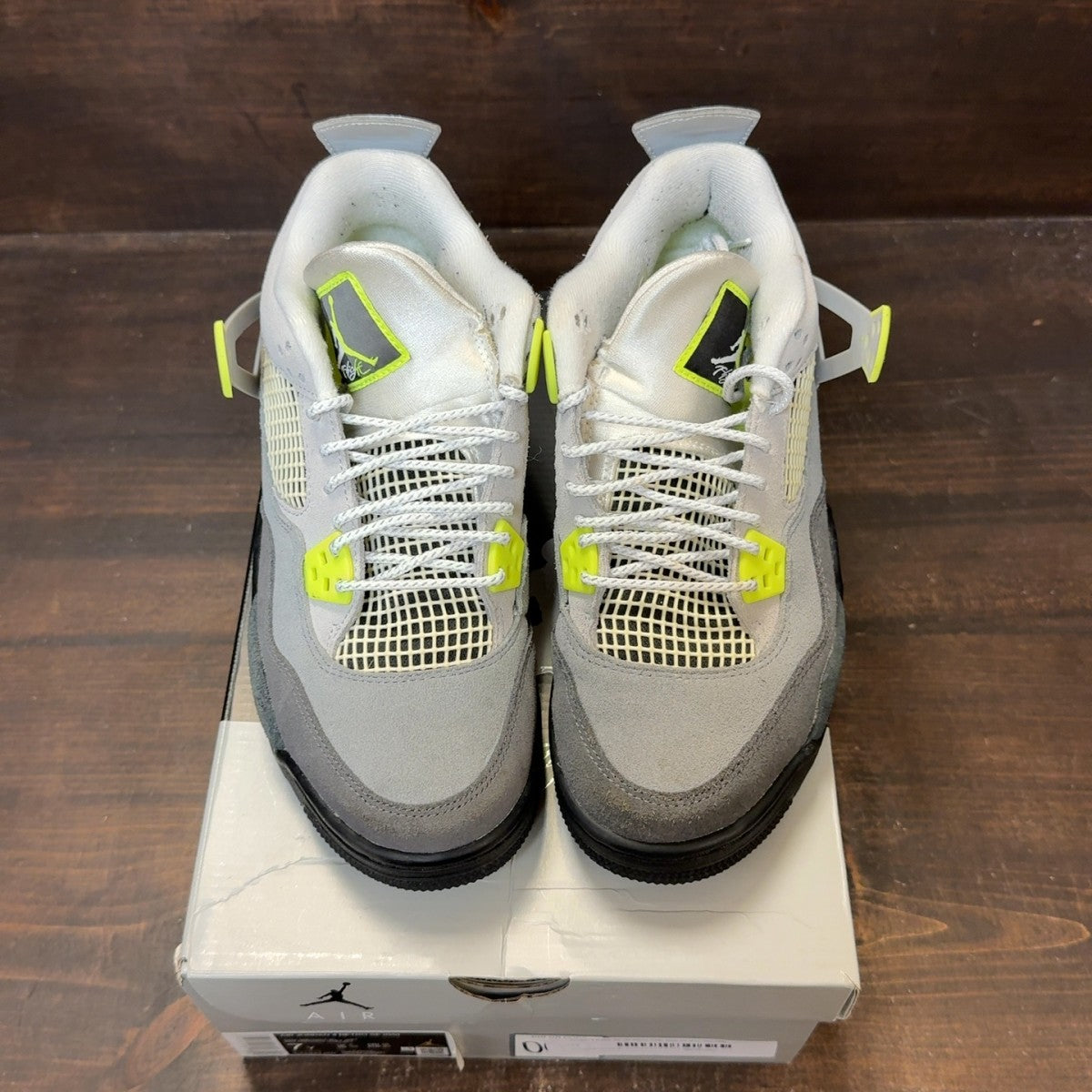 Jordan 4 Retro SE 95 Neon (GS) - Image 4