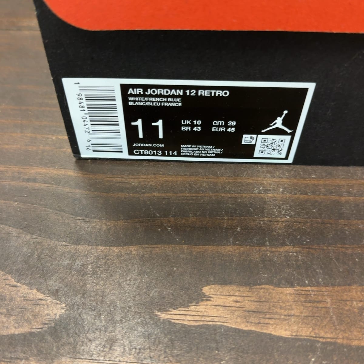 Jordan 12 Retro French Blue (2025) Size 11 (Pre-Owned) - aux