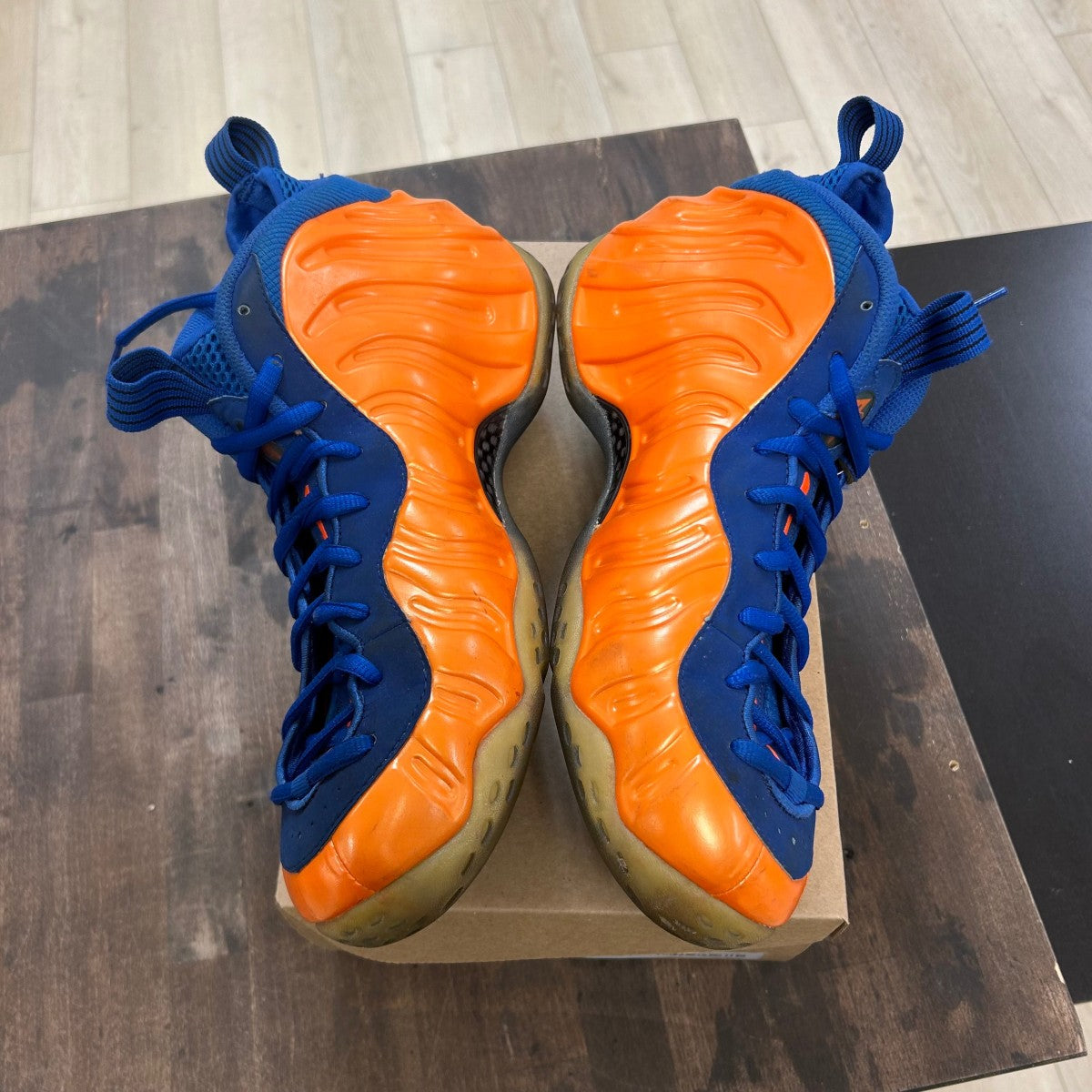 Nike Air Foamposite One Knicks Size 13 (Pre-Owned) - Image 3
