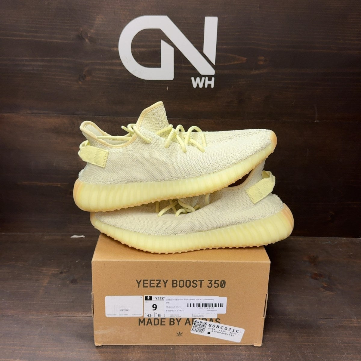 adidas Yeezy Boost 350 V2 Butter Size 9.5 (Pre-Owned) - Image 1